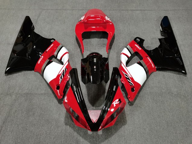 Red and Black 2000-2001 R1 Motorcycle Fairing