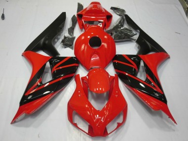 Red and Black 2006-2007 CBR1000RR Motorcycle Fairing