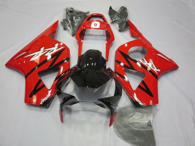 Red and Black No.2 2002-2003 CBR954RR Motorcycle Fairing