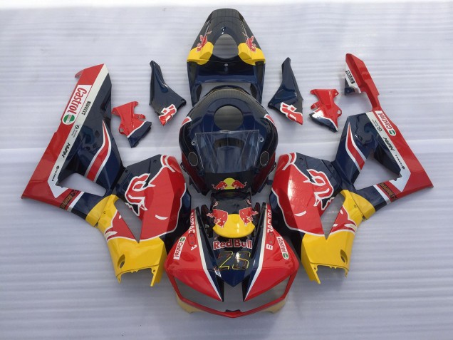 Red and Blue Bull 2013-2023 CBR600RR Motorcycle Fairing Red and Blue Bull 2013-2023 CBR600RR Motorcycle Fairing