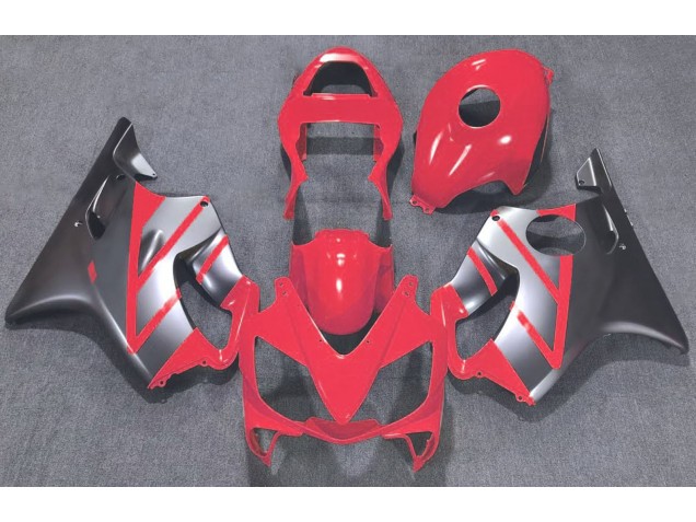 Red and Matte Silver 2001-2003 CBR600 F4i Motorcycle Fairing Red and Matte Silver 2001-2003 CBR600 F4i Motorcycle Fairing