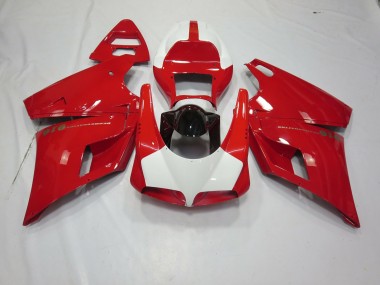 Red and White 1993-2005 Ducati 996 748 916 998 Motorcycle Fairing