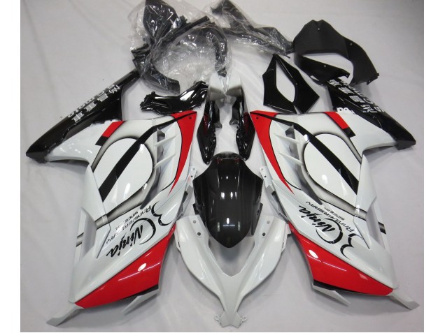 Red and White 2013-2018 Ninja 300 Motorcycle Fairing Red and White 2013-2018 Ninja 300 Motorcycle Fairing
