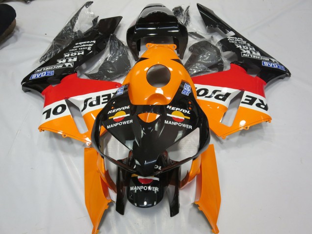 Repsol Man Power 2005-2006 CBR600RR Motorcycle Fairing Repsol Man Power 2005-2006 CBR600RR Motorcycle Fairing