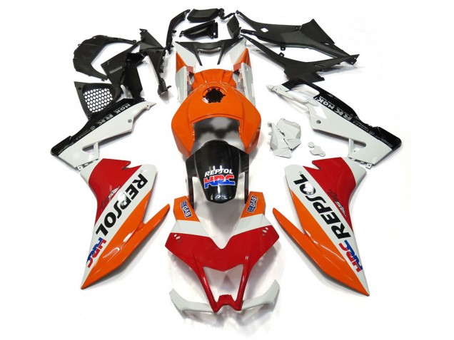 Repsol White and Red 2012-2015 RS4 125 Motorcycle Fairing