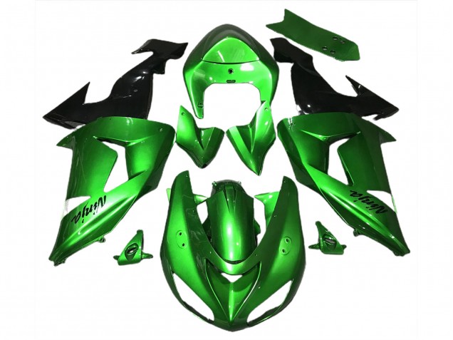 Reptile Green 2006-2007 ZX10R Motorcycle Fairing Reptile Green 2006-2007 ZX10R Motorcycle Fairing