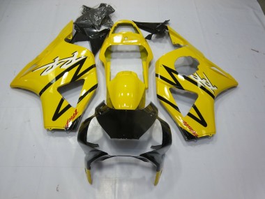 Reverse Yellow and Black 2002-2003 CBR954RR Motorcycle Fairing