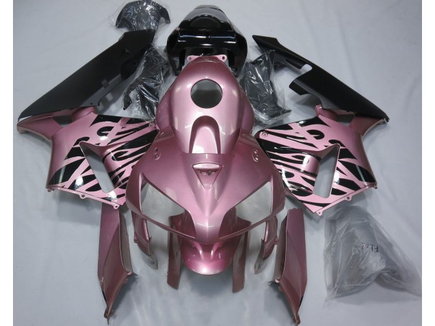Rose Pink Flame 2005-2006 CBR600RR Motorcycle Fairing Rose Pink Flame 2005-2006 CBR600RR Motorcycle Fairing