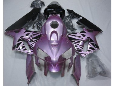 Rose Purple Flame 2005-2006 CBR600RR Motorcycle Fairing