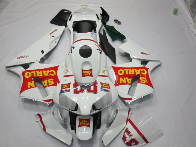 San Carlo 58 2003-2004 CBR600RR Motorcycle Fairing San Carlo 58 2003-2004 CBR600RR Motorcycle Fairing