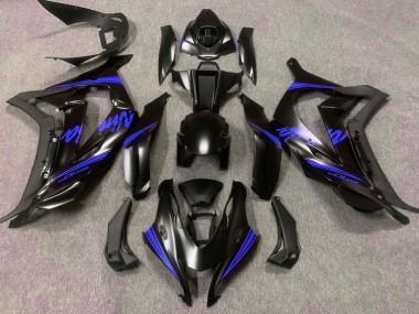 Satin Black & Blue 2016-2019 ZX10R Motorcycle Fairing