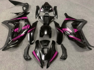 Satin Black & Pink 2016-2019 ZX10R Motorcycle Fairing