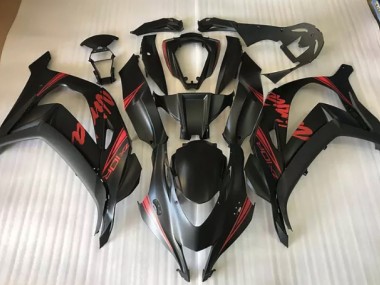 Satin Black & Red 2016-2019 ZX10R Motorcycle Fairing