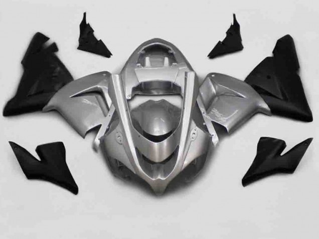 Silver Black 2004-2005 ZX10R Motorcycle Fairing Silver Black 2004-2005 ZX10R Motorcycle Fairing