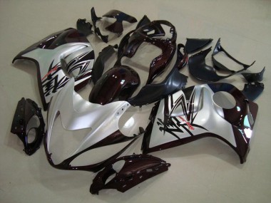 Silver Black 2008-2020 GSXR 1300 Hayabusa Motorcycle Fairing