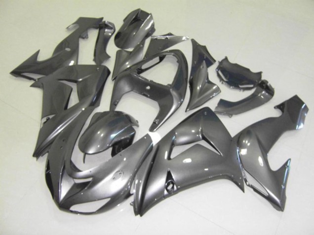 Silver Gloss 2006-2007 ZX10R Motorcycle Fairing Silver Gloss 2006-2007 ZX10R Motorcycle Fairing