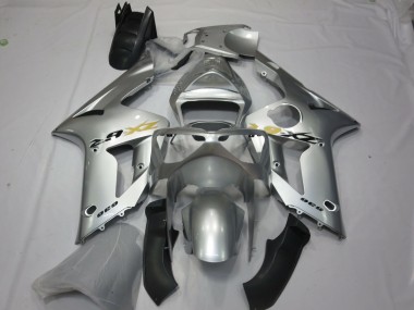 Silver OEM Style 2003-2004 ZX6R Motorcycle Fairing