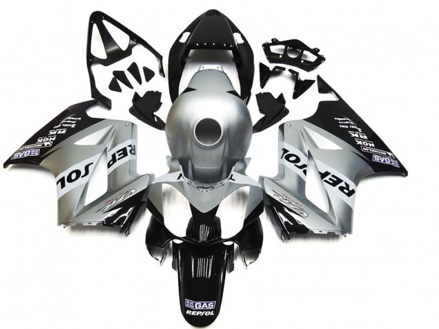 Silver Repsol 2002-2012 VFR800 Motorcycle Fairing Silver Repsol 2002-2012 VFR800 Motorcycle Fairing