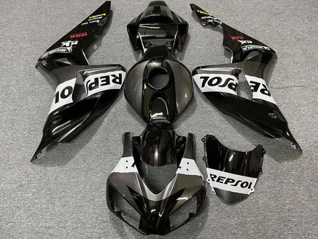 Silver Repsol 2006-2007 CBR1000RR Motorcycle Fairing Silver Repsol 2006-2007 CBR1000RR Motorcycle Fairing