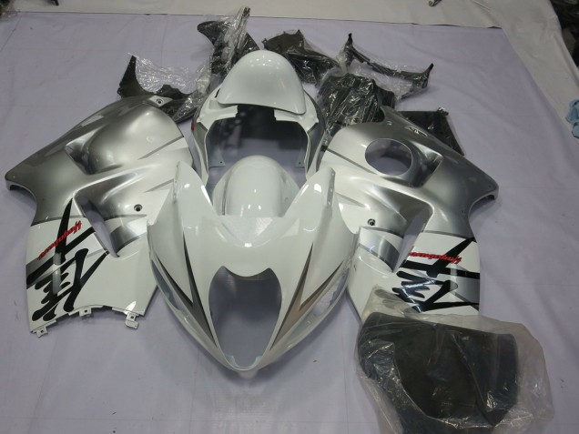 Silver White 1997-2007 GSXR 1300 Hayabusa Motorcycle Fairing Silver White 1997-2007 GSXR 1300 Hayabusa Motorcycle Fairing