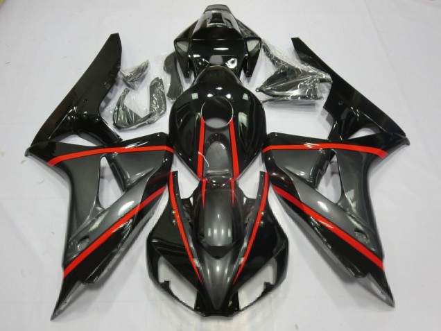 Silver and Black 2006-2007 CBR1000RR Motorcycle Fairing Silver and Black 2006-2007 CBR1000RR Motorcycle Fairing