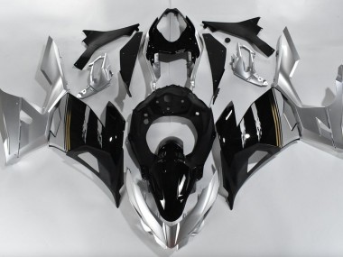 Silver and Black 2018-2023 Ninja 400 Motorcycle Fairing