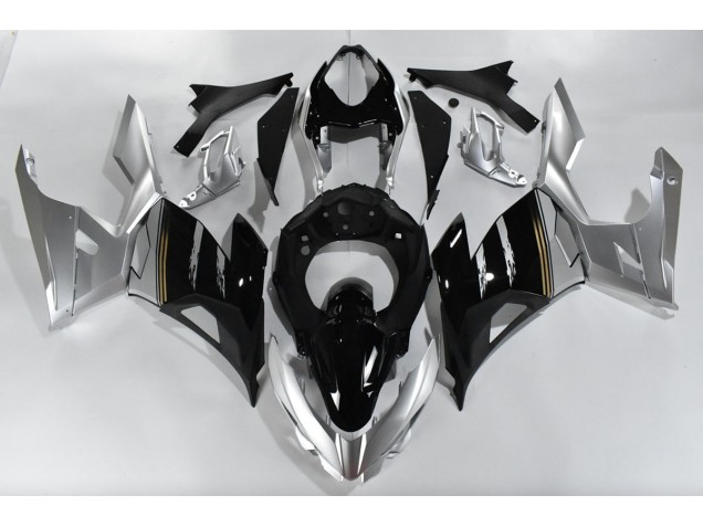 Silver and Black 2018-2023 Ninja 400 Motorcycle Fairing Silver and Black 2018-2023 Ninja 400 Motorcycle Fairing