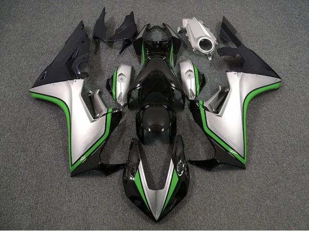 Silver and Black & Green 2017-2023 CBR1000RR Motorcycle Fairing Silver and Black & Green 2017-2023 CBR1000RR Motorcycle Fairing