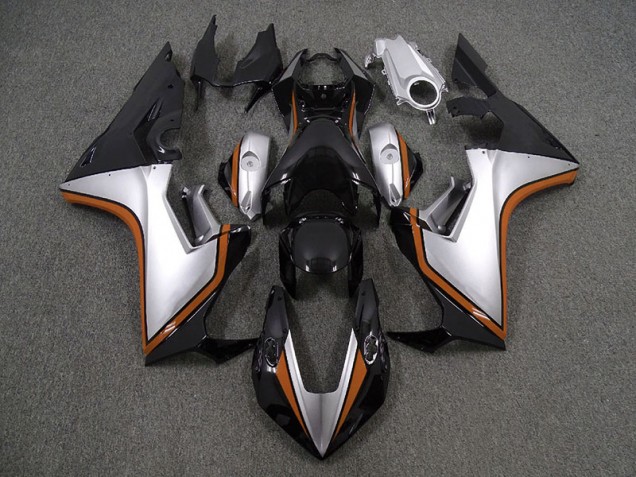 Silver and Black & Orange 2017-2023 CBR1000RR Motorcycle Fairing Silver and Black & Orange 2017-2023 CBR1000RR Motorcycle Fairing