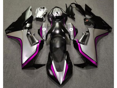 Silver and Black & Pink 2017-2023 CBR1000RR Motorcycle Fairing