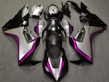 Silver and Black & Pink 2017-2023 CBR1000RR Motorcycle Fairing