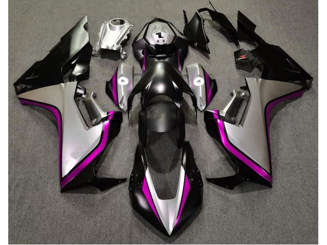 Silver and Black & Pink 2017-2023 CBR1000RR Motorcycle Fairing Silver and Black & Pink 2017-2023 CBR1000RR Motorcycle Fairing