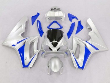 Silver and Blue 2006-2008 Daytona 675 Motorcycle Fairing