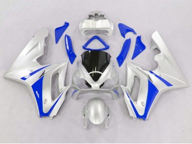 Silver and Blue 2006-2008 Daytona 675 Motorcycle Fairing