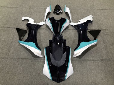 Sky Blue Black and White 2015-2019 R1 Motorcycle Fairing
