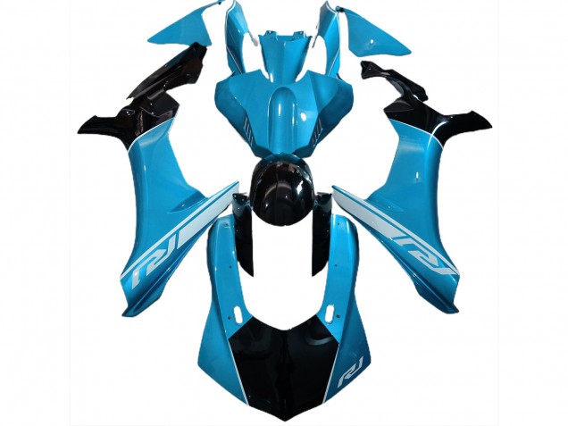 Sky Blue and Black 2015-2019 R1 Motorcycle Fairing Sky Blue and Black 2015-2019 R1 Motorcycle Fairing