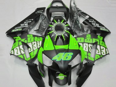 Slime Green Rossi Repsol 2003-2004 CBR600RR Motorcycle Fairing