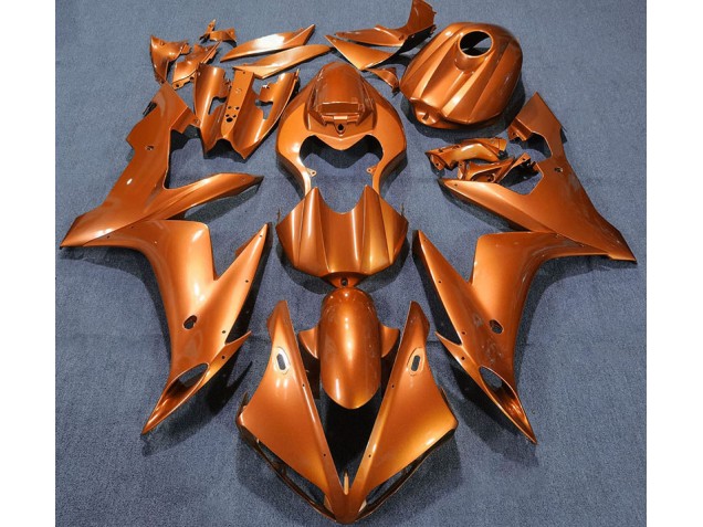 Solid Orange 2004-2006 R1 Motorcycle Fairing Solid Orange 2004-2006 R1 Motorcycle Fairing