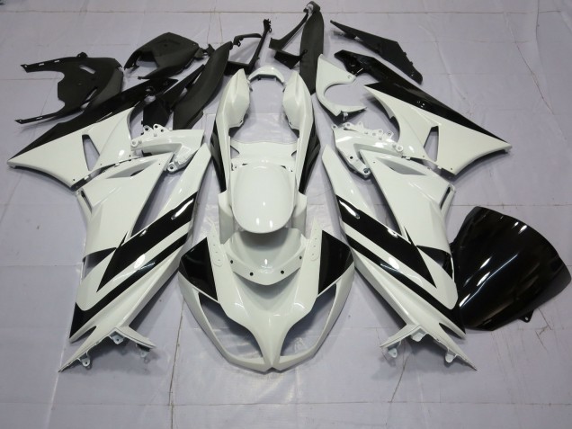 Special White Black 2009-2012 ZX6R Motorcycle Fairing Special White Black 2009-2012 ZX6R Motorcycle Fairing