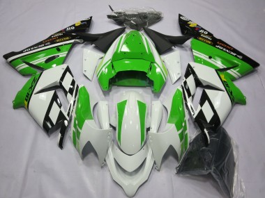 Special White Green 2004-2005 ZX10R Motorcycle Fairing