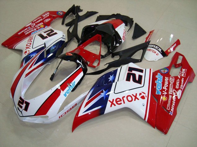 Star Xerox 2007-2014 Ducati 848 1098 1198 Motorcycle Fairing Star Xerox 2007-2014 Ducati 848 1098 1198 Motorcycle Fairing