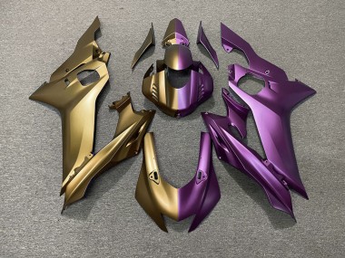 Tan and Purple Split 2017-2021 R6 Motorcycle Fairing