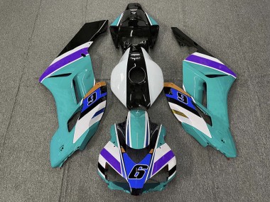 Teal 6 2004-2005 CBR1000RR Motorcycle Fairing