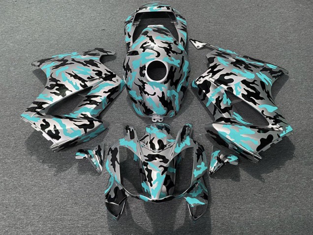 Teal Camo 2002-2012 VFR800 Motorcycle Fairing Teal Camo 2002-2012 VFR800 Motorcycle Fairing