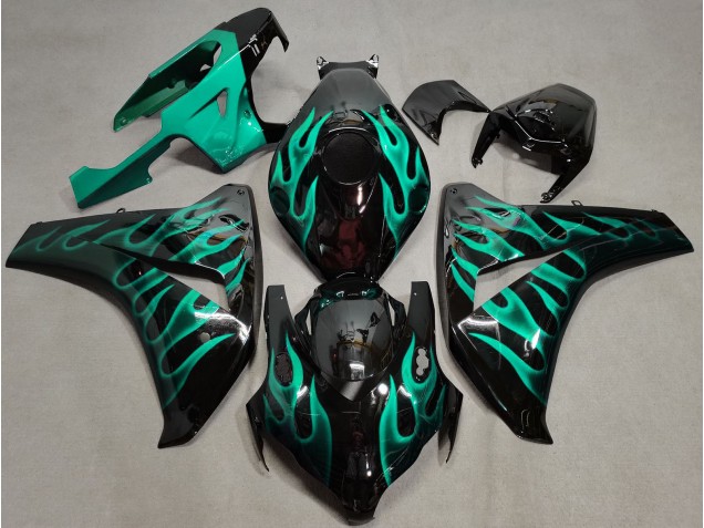 Teal Flame 2008-2011 CBR1000RR Motorcycle Fairing Teal Flame 2008-2011 CBR1000RR Motorcycle Fairing