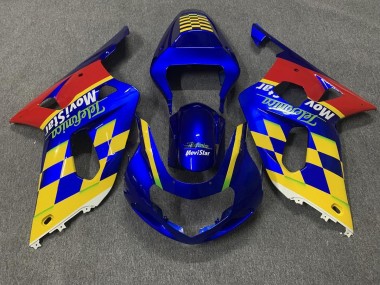 Telefonica 2001-2003 GSXR 600-750 Motorcycle Fairing