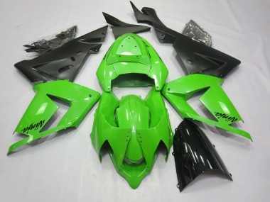 Total Green 2004-2005 ZX10R Motorcycle Fairing