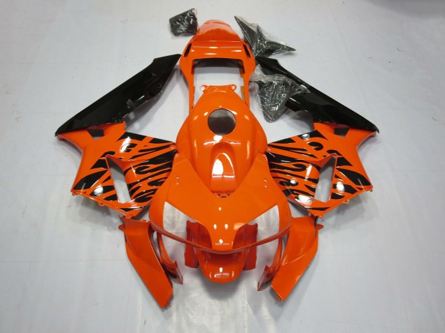 Tribal Orange 2003-2004 CBR600RR Motorcycle Fairing Tribal Orange 2003-2004 CBR600RR Motorcycle Fairing