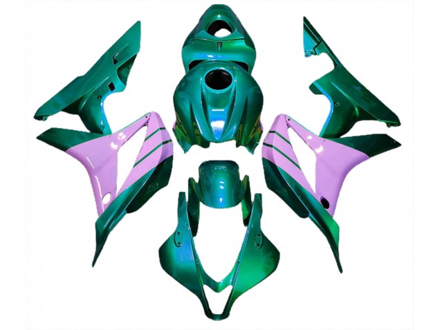 Turquoise and Pink 2007-2008 CBR600RR Motorcycle Fairing Turquoise and Pink 2007-2008 CBR600RR Motorcycle Fairing