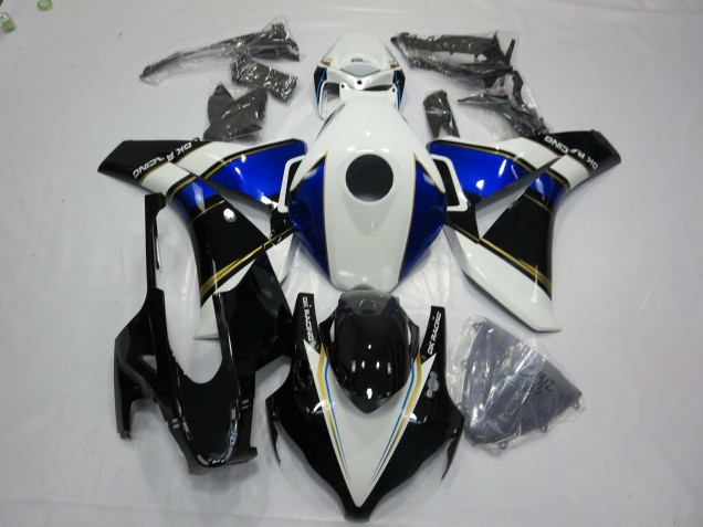 Unbranded Blue and Gold 2008-2011 CBR1000RR Motorcycle Fairing Unbranded Blue and Gold 2008-2011 CBR1000RR Motorcycle Fairing